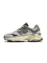 Кросівки жіночі New Balance 9060 Grey Beige, натур замша