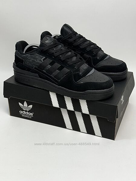 Кросівки чоловічі Adidas Forum Exhibit low 2.0 black