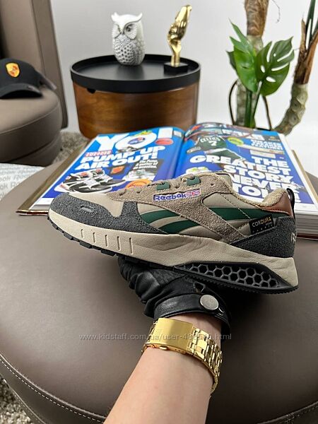 Кросівки чоловічі Reebok Classic Leather Hexalite Brown grey green