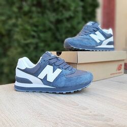 Кросівки жіночі New Balance 574 Classic, сірі з білим