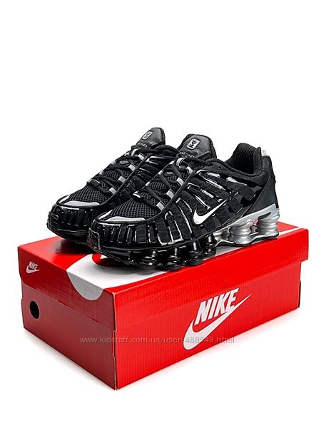 Кросівки чоловічі Nike Shox TL Black Silver
