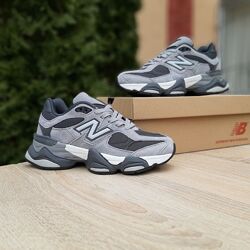 Кросівки жіночі New Balance 9060 темно сірі з сірим    