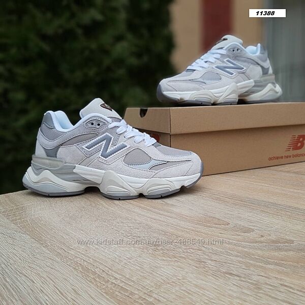 Кросівки чоловічі New Balance 9060 світло сірі