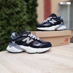 Кросівки чоловічі New Balance 9060 чорні з сірим