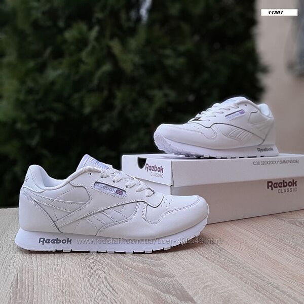 Кросівки чоловічі Reebok Classic Leather білі