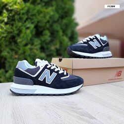 Кросівки чоловічі New Balance 574 Legacy чорні на білій