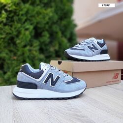 Кросівки чоловічі New Balance 574 Legacy сірі з чорним