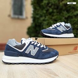 Кросівки чоловічі New Balance 574 Legacy сині з білим