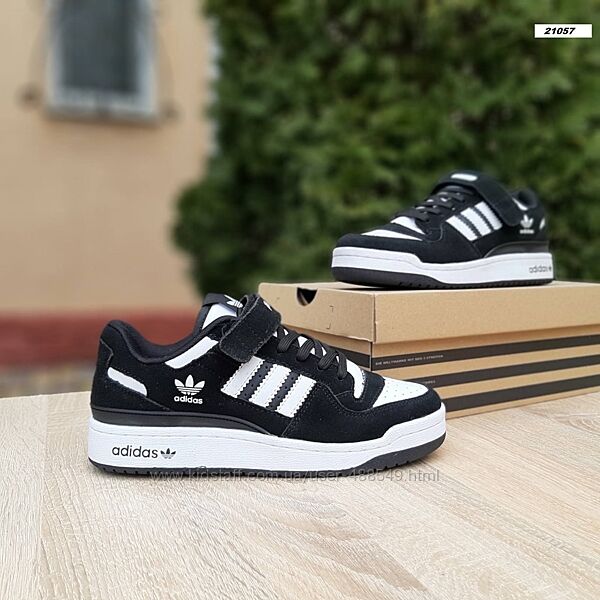 Кросівки Adidas Forum 84 Low Black White 