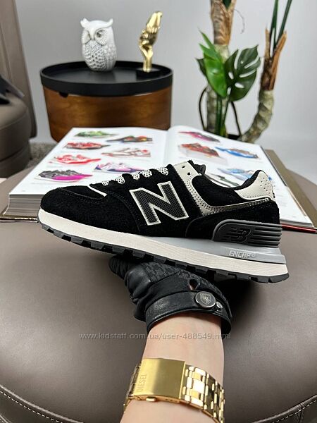 Кросівки жіночі New Balance x Stone Island Black White