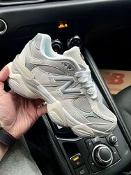 Кросівки жіночі New Balance 9060 Beige Gray , замша/текстиль