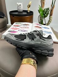 Кросівки чоловічі New Balance 2002R ML сірі з чорним