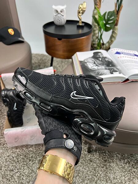 Кросівки чоловічі Nike Air Max Plus New Reflektive Black White