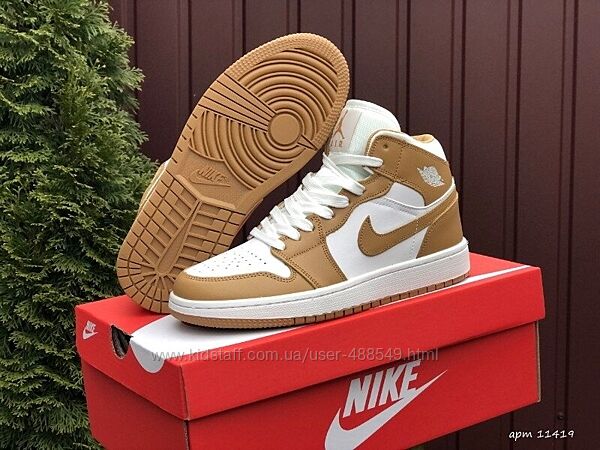 Кросівки жіночі Nike Air Jordan , коричневі, 36-41р