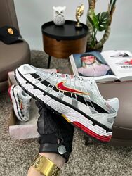Кросівки чоловічі Nike P-6000 White black red