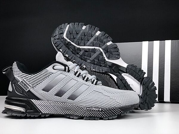 Кросівки чоловічі Adidas Marathon TR світло сірі , сітка