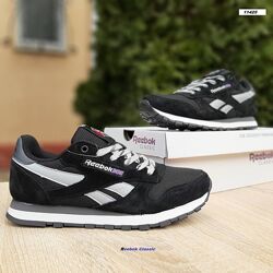 Кросівки чоловічі Reebok Classic чорні з білим, 41-45р