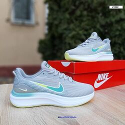 Кросівки жіночі Nike ZOOM Winflo сірі з голубим