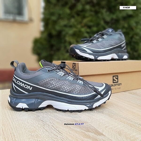 Кросівки чоловічі Salomon XT-6 FT сірі