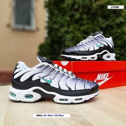 Кросівки жіночі Nike Air Max TN Plus білі з чорним бірюзою