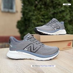 Кросівки чоловічі сітка New Balance Fresh Foam X 860 V13 сірі 