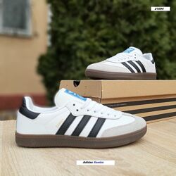 Кросівки жіночі Adidas Samba OG Cloud білі з чорним