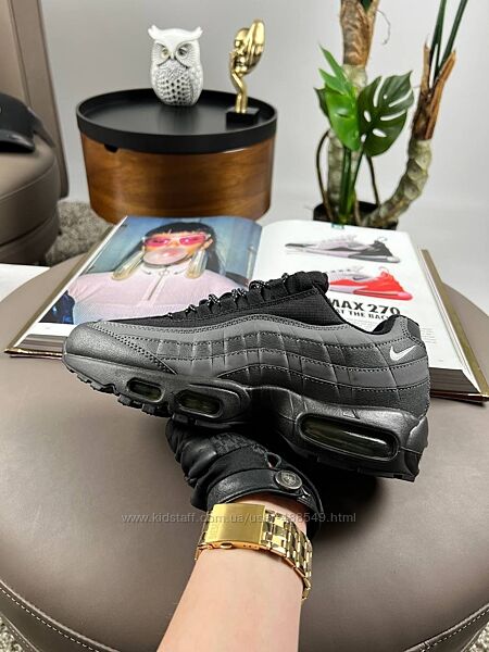 Кросівки чоловічі Nike Air Max 95 Grey black