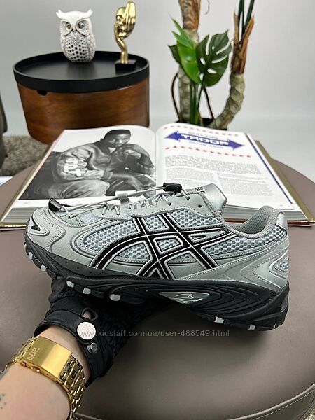 Кросівки чоловічі ASICS Gel-Kahana TR V4 Grey Black, шкіра/текстиль