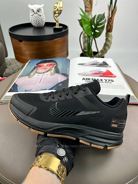 Кросівки чоловічі Nike Zoom Structure 17x Black, сітка/текстиль