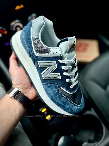 Кросівки чоловічі New Balance 574 Legacy, сині, замша/текстиль