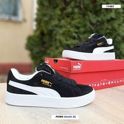 Кросівки чоловічі PUMA Suede XL чорні з білим  