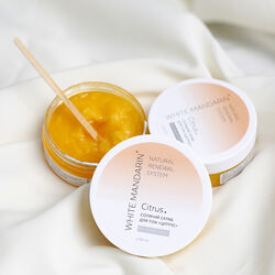 Соляний скраб для тіла Цитрус . SPA 150 мл антицелюлітний White Mandarin