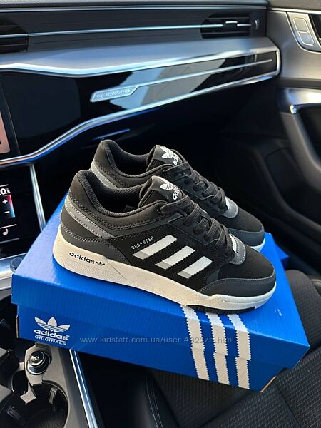 код А2189 Чоловічі кросівки Adidas Originals Drop Step Gray Black