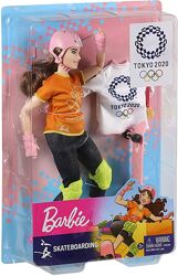 Кукла Барби Скейтбордистка Олимпийские Игры 2020