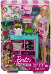 Игровой набор Барби Лавочка флориста блондинка
