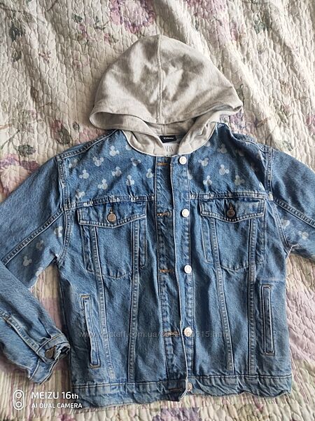 Джинсова курточка для дівчинки Zara Disney розмір 164 13-14 рокі