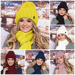 Комплект Наоми шапка и шарф 4711-10