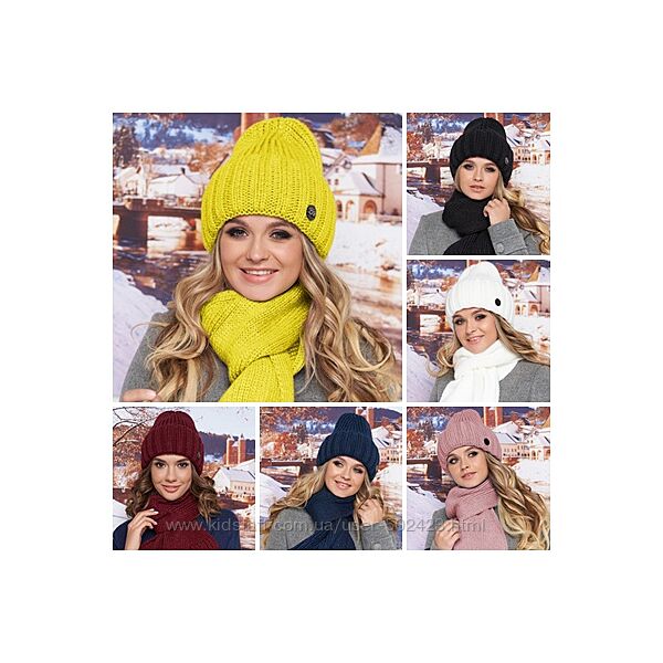 Комплект Наоми шапка и шарф 4711-10