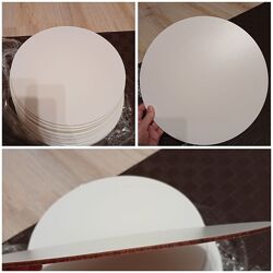 Підкладки, подложки для торту ДВП 30 см, 14 шт