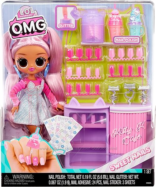 L. O. L Surprise OMG Sweet Nails Kitty K Cafe - ЛОЛ ОМГ Кафе Кітті