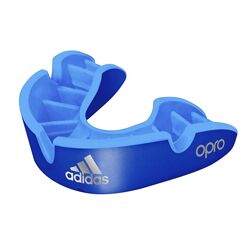 Капа взрослая Adidas / OPRO Silver. Цвет синий / голубой.