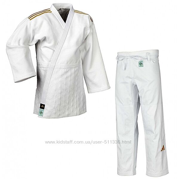 Дзюдогі Adidas Champion 3 IJF Green Label. Золоті погони.