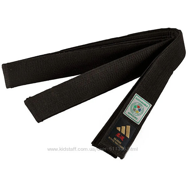Пояс Adidas Elite IJF. Green Label.