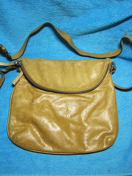 Італійська жіноча сумка через плече з натуральної шкіри