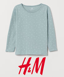 Реглан в сердечка для дівчат 4-6 років від H&M Швеція