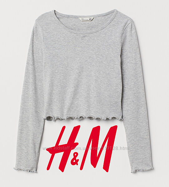 Короткий реглан для дівчат 10-12 років від H&M Швеція