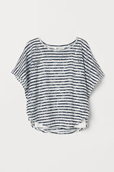 Смугаста блуза для дівчат 10-12 років від H&M Швеція