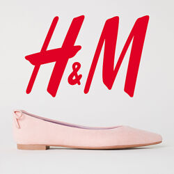 Балетки під замшу жіночі 37 розмір від H&M Швеція