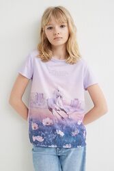 Футболка бігова для дівчат 10-14 років від H&M Швеція