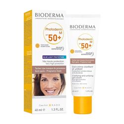 Солнцезащитный крем тон Bioderma Photoderm M Creme спф Билдерма Фотодерм